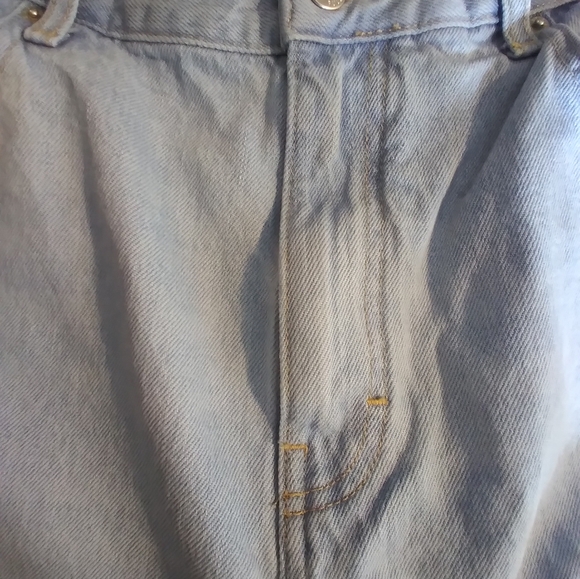 Pull & Bear Men's Light Blue Denim Jean Shorts Size 34 Streatwear - Picture 11 of 12